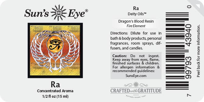 Ra Oil: .5 fl oz