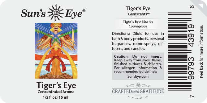 Tiger’s Eye Oil: .5 fl oz