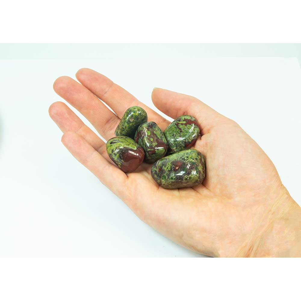 Tumbled Stones Dragon Jasper (1lb): Jasper