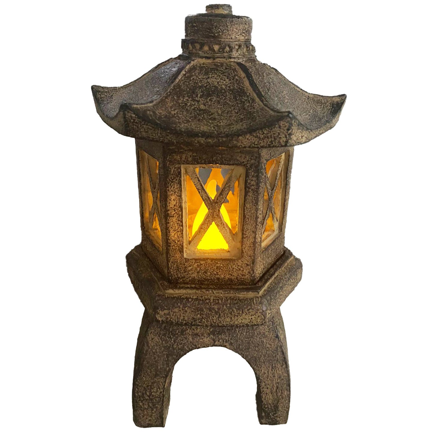 9.5" Resin Solar Temple