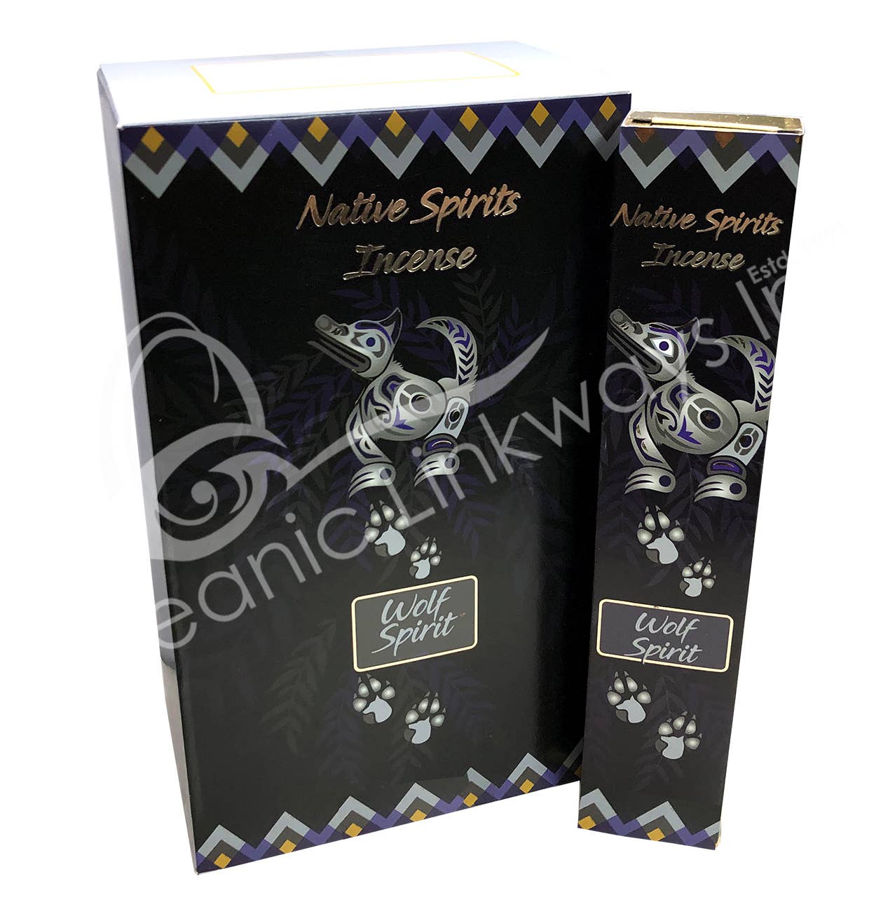 INCENSE - NATIVE SPIRITS STICKS FRANKINCENSE/WOLF SP