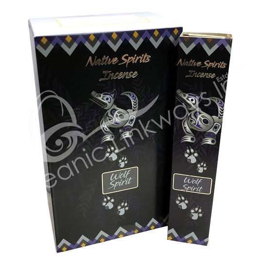 INCENSE - NATIVE SPIRITS STICKS FRANKINCENSE/WOLF SP