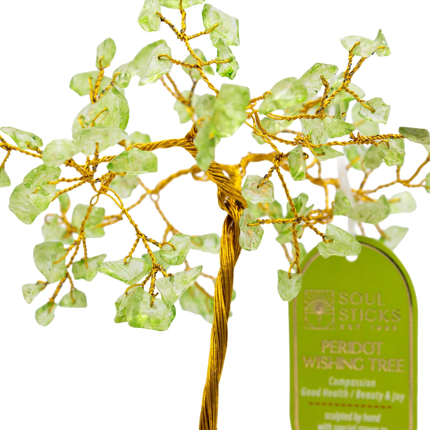 Crystal Tree - Peridot (100 Beads)