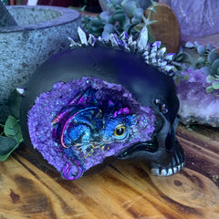 Crystal Cave Decorative Skull