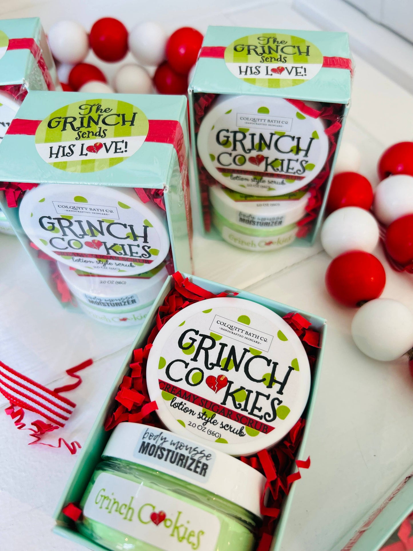 Grinch Cookies Mini Mani Set