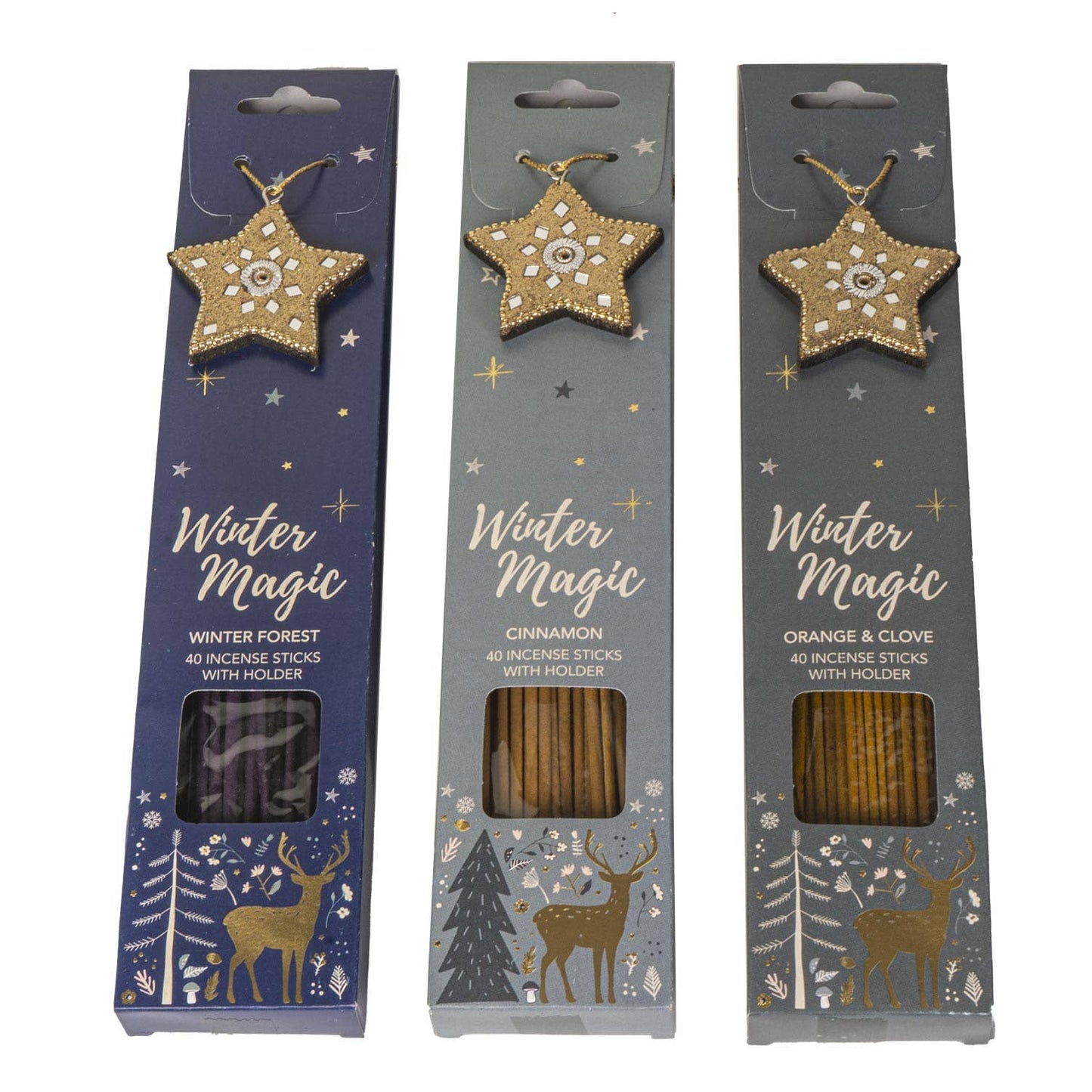 Winter Magic Incense Sticks Display Set