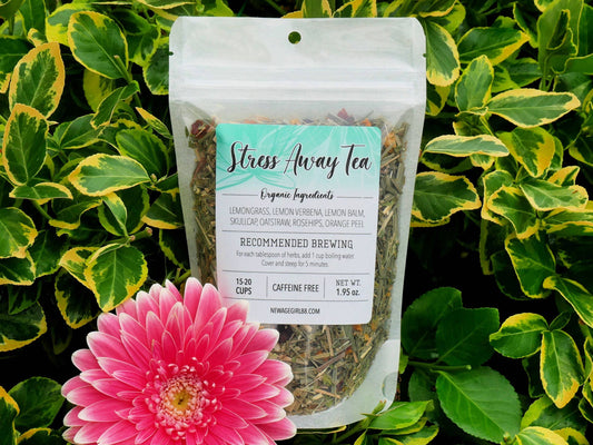 Stress Away Tea Organic Herbal Loose Tea: 1.95 oz