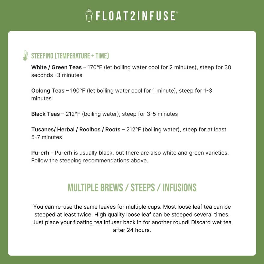 Kimbap Sushi | Floating Tea Steeper | Green Base | White