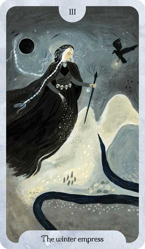 Seasons of the Witch: Winter Tarot by Lorriane Anderson: Flashcards; 208 pages / English