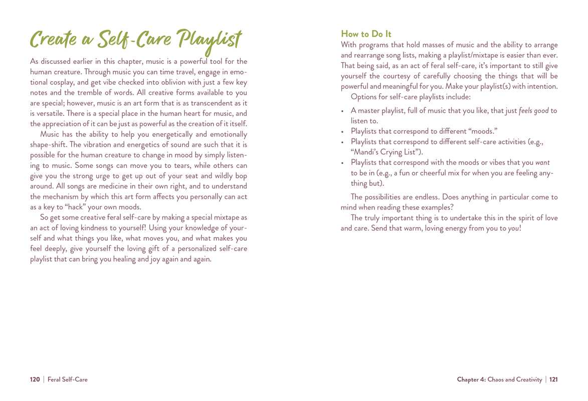 Feral Self-Care by Mandi Em: Hardcover; 224 pages / English