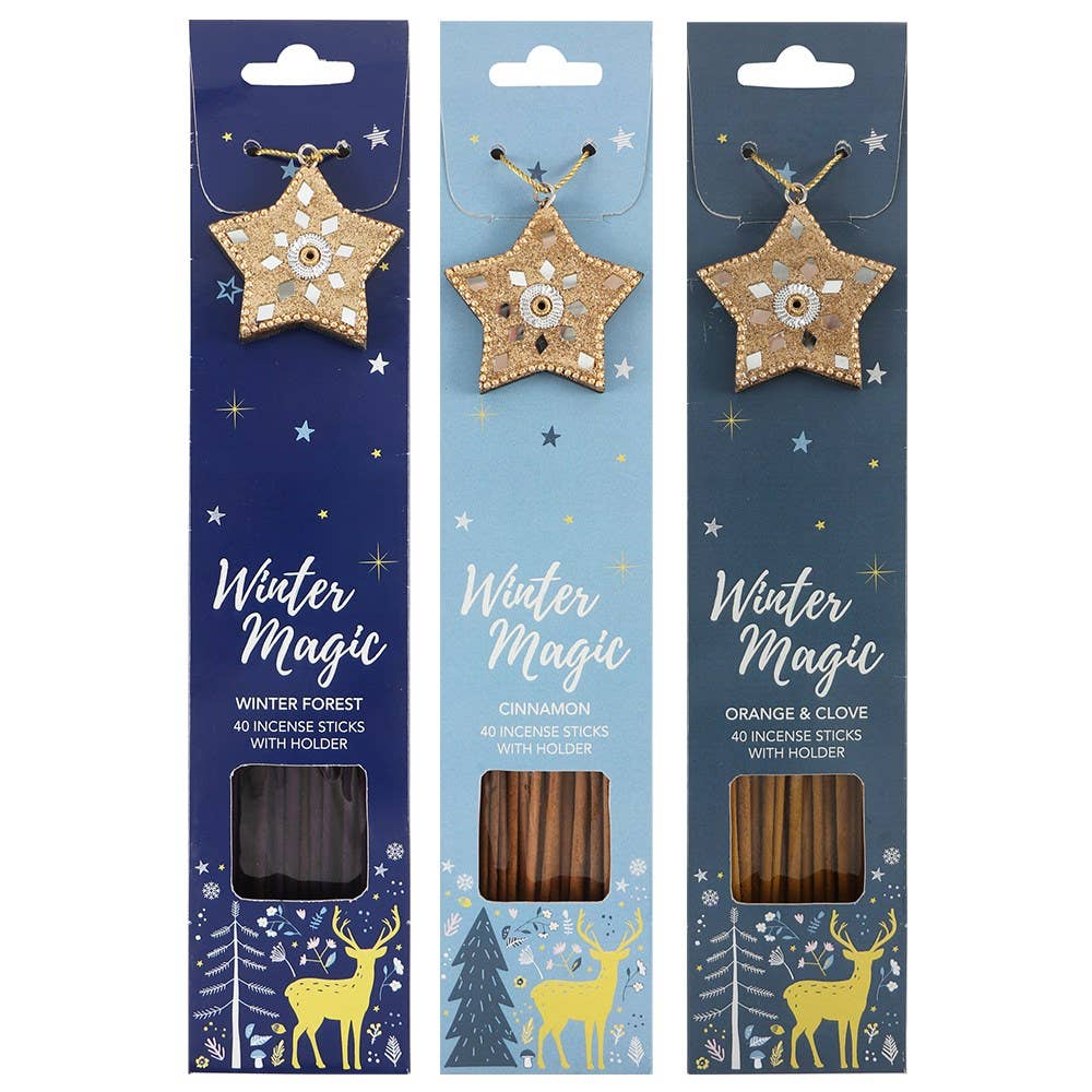 Winter Magic Incense Sticks Display Set