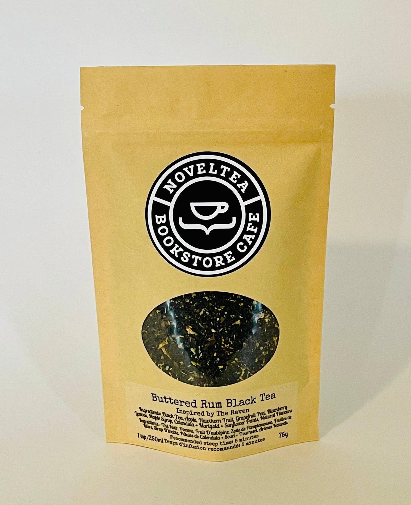 The Raven Inspired - Buttered Rum Flavoured BLACK TEA: Tiny Tea