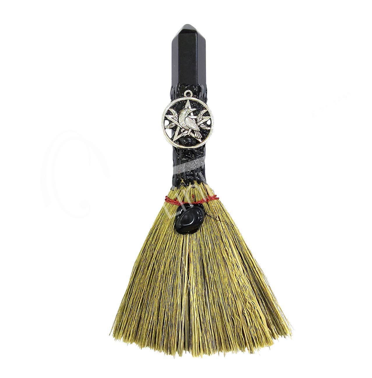 Broom -Raven - OBSIDIAN, BLACK POINT TRIPLE MOON 7.5-8