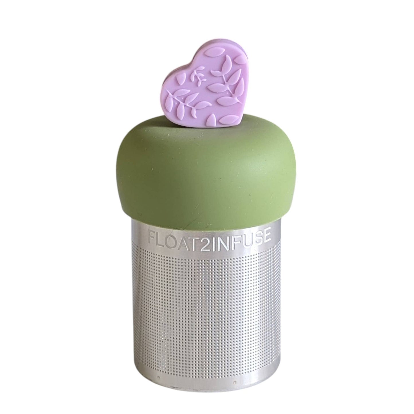 Lavender Heart | Floating Tea Steeper | Green Base | Floral