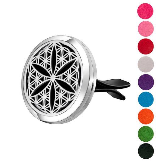 Flower of Life Car Vent Diffuser for Essential Oils