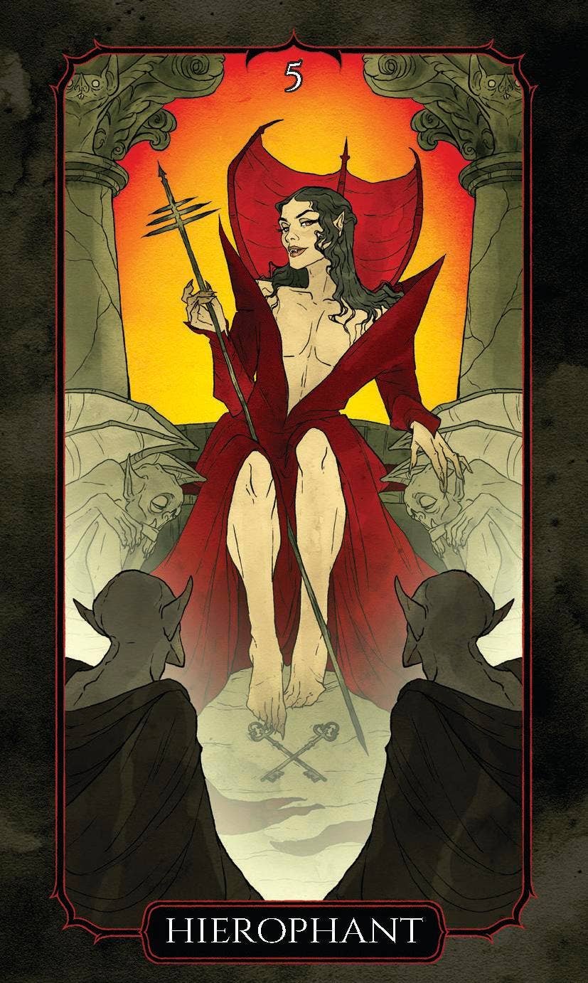 The Vampire's Tale Tarot Kit (Halloween Tarot Deck and Book)