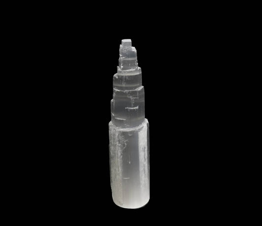 Large Selenite Sky Tower 6"