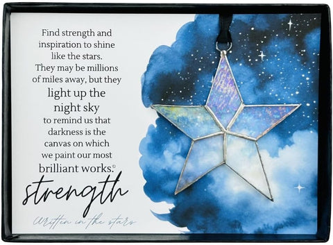 Strength Stained Glass Star