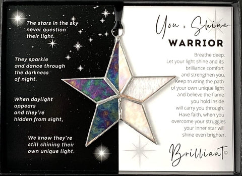 Warrior Stained Glass Star
