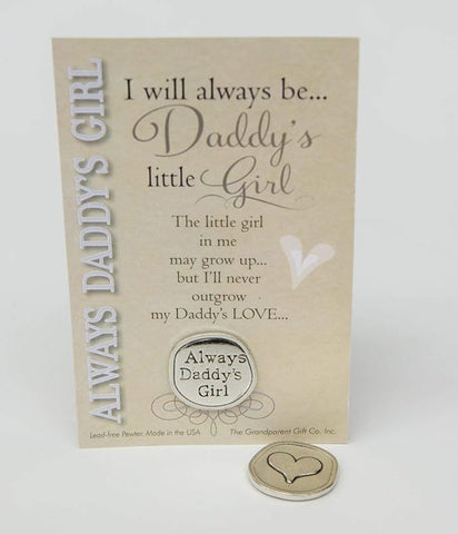 Father's Day Coin- Always Daddy's Girl