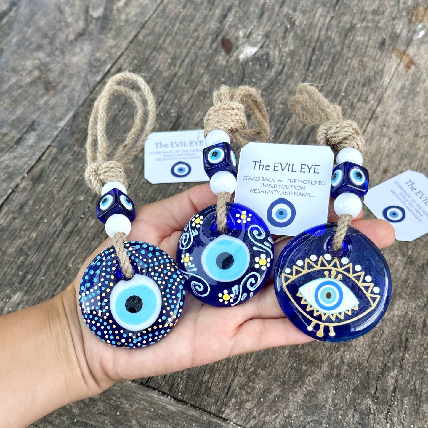 Christmas Ornament Evil Eye, Corporate Gift Ideas : White / Style 2