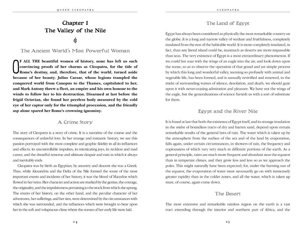 Queen Cleopatra by: UK Paperback; 256 pages / English