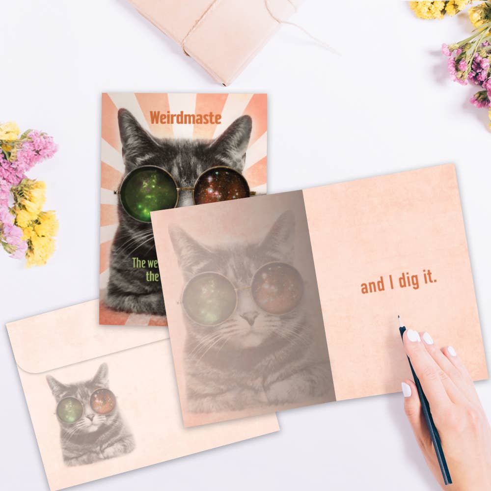 Weirdmaste | 6-Pack Just Because Greeting Cards | SKU 17224