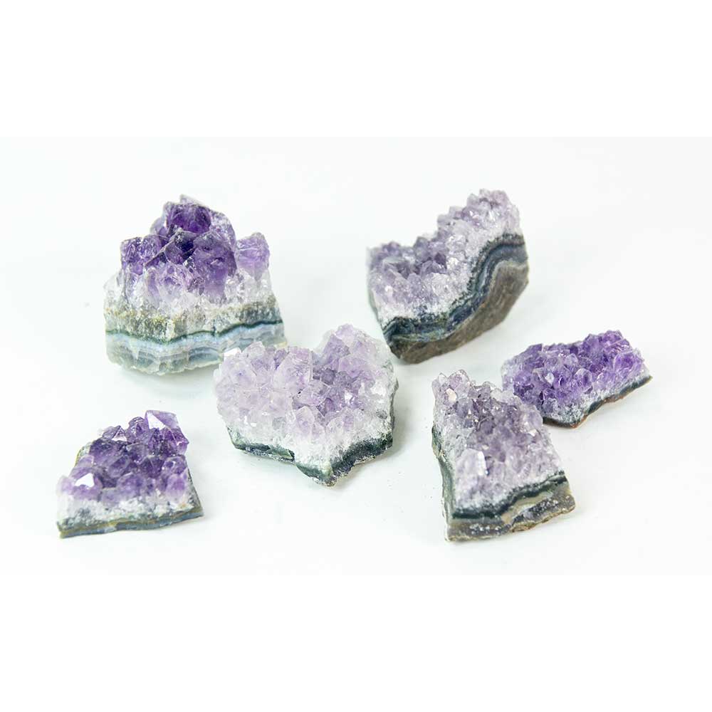 Rough Druzy Clusters - Amethyst Small (1lb): Amethyst
