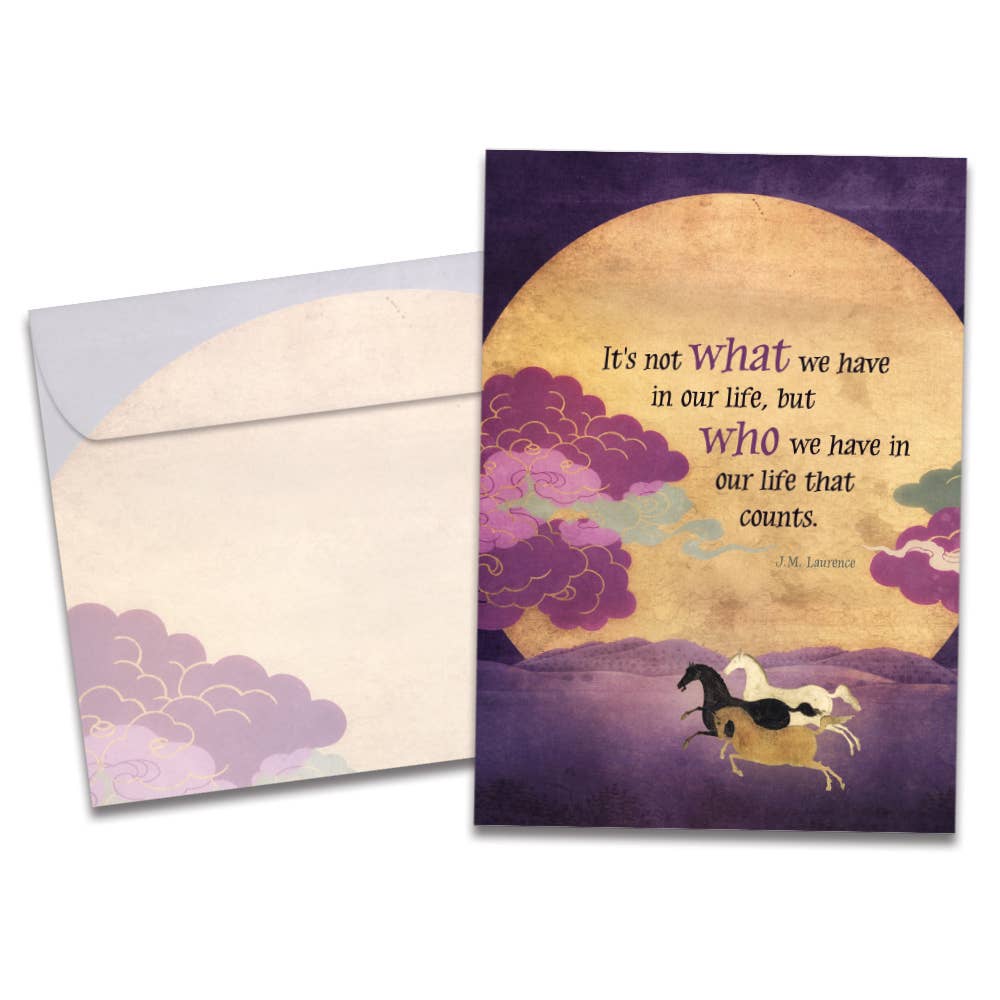 Not What But Who | 6-Pack All Occasion Cards | SKU 14787