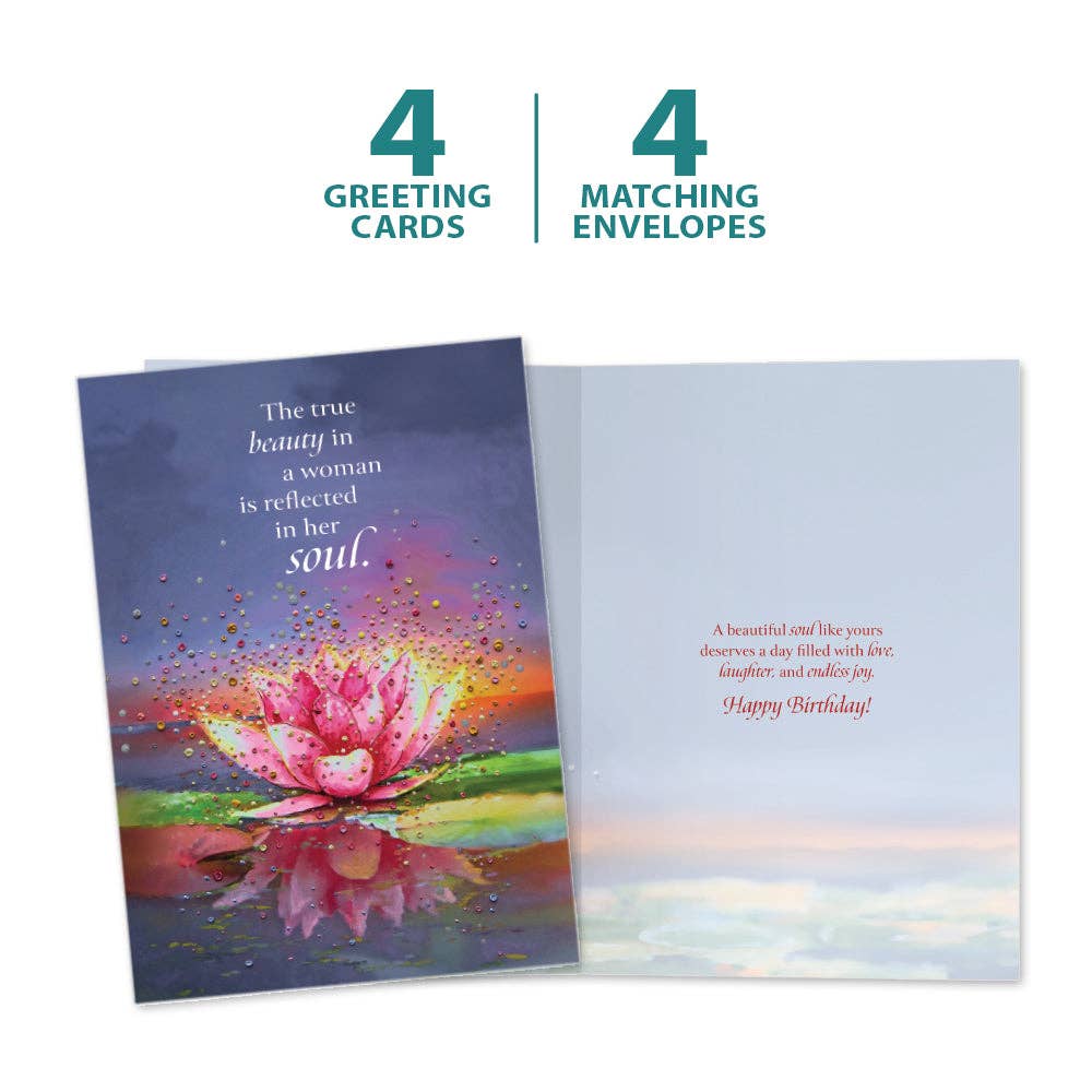 Beautiful Soul | 6-Pack Birthday Greeting Cards | SKU 22400