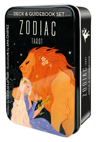 Zodiac Tarot Deck and Booklet Tin