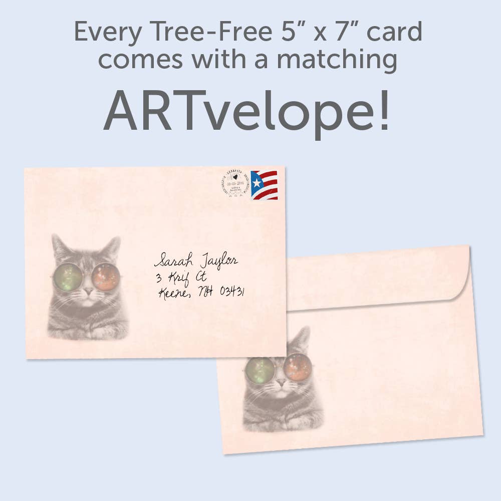 Weirdmaste | 6-Pack Just Because Greeting Cards | SKU 17224