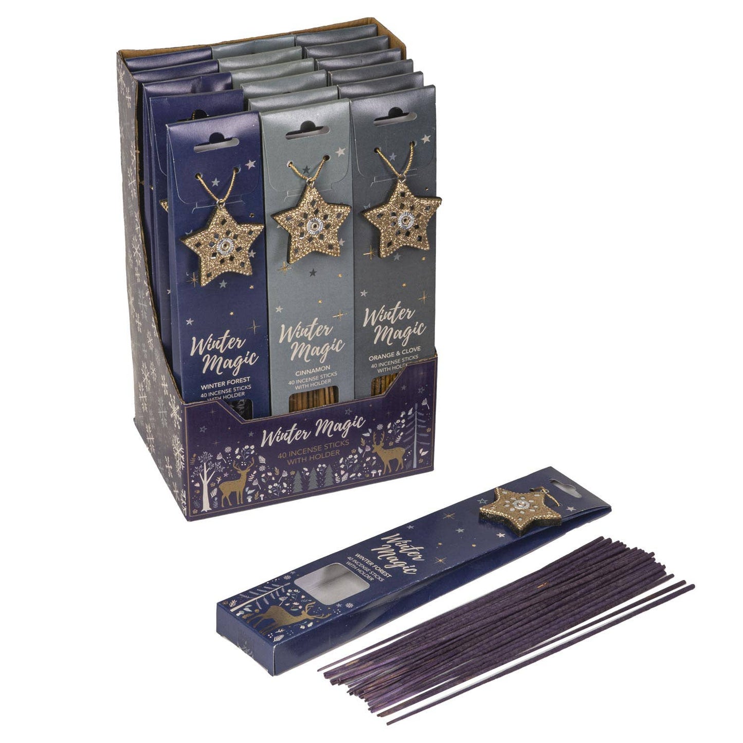 Winter Magic Incense Sticks Display Set