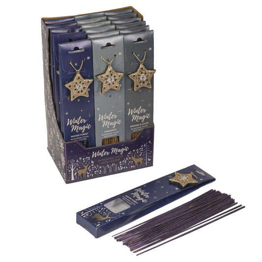 Winter Magic Incense Sticks Display Set