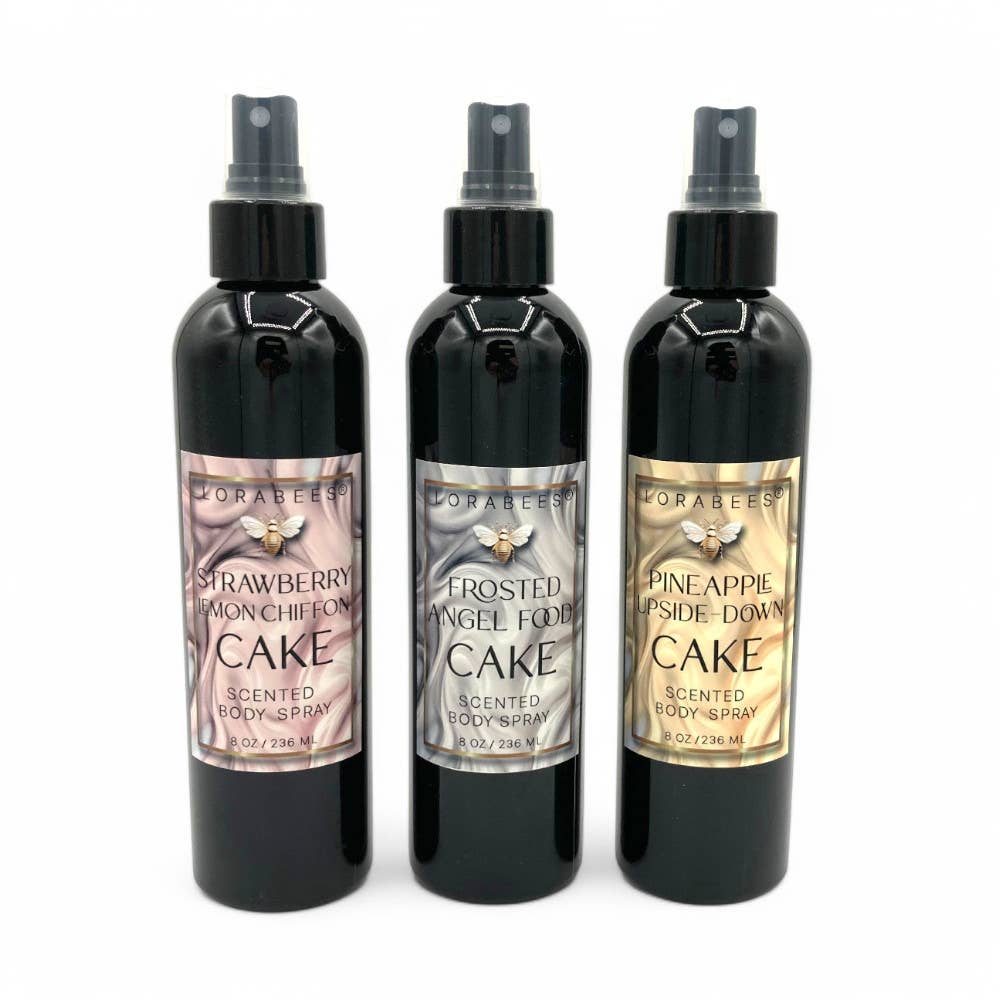 The Cake Collection Hair & Body Mist Sprays 8oz. : Frosted Angel Food Cake