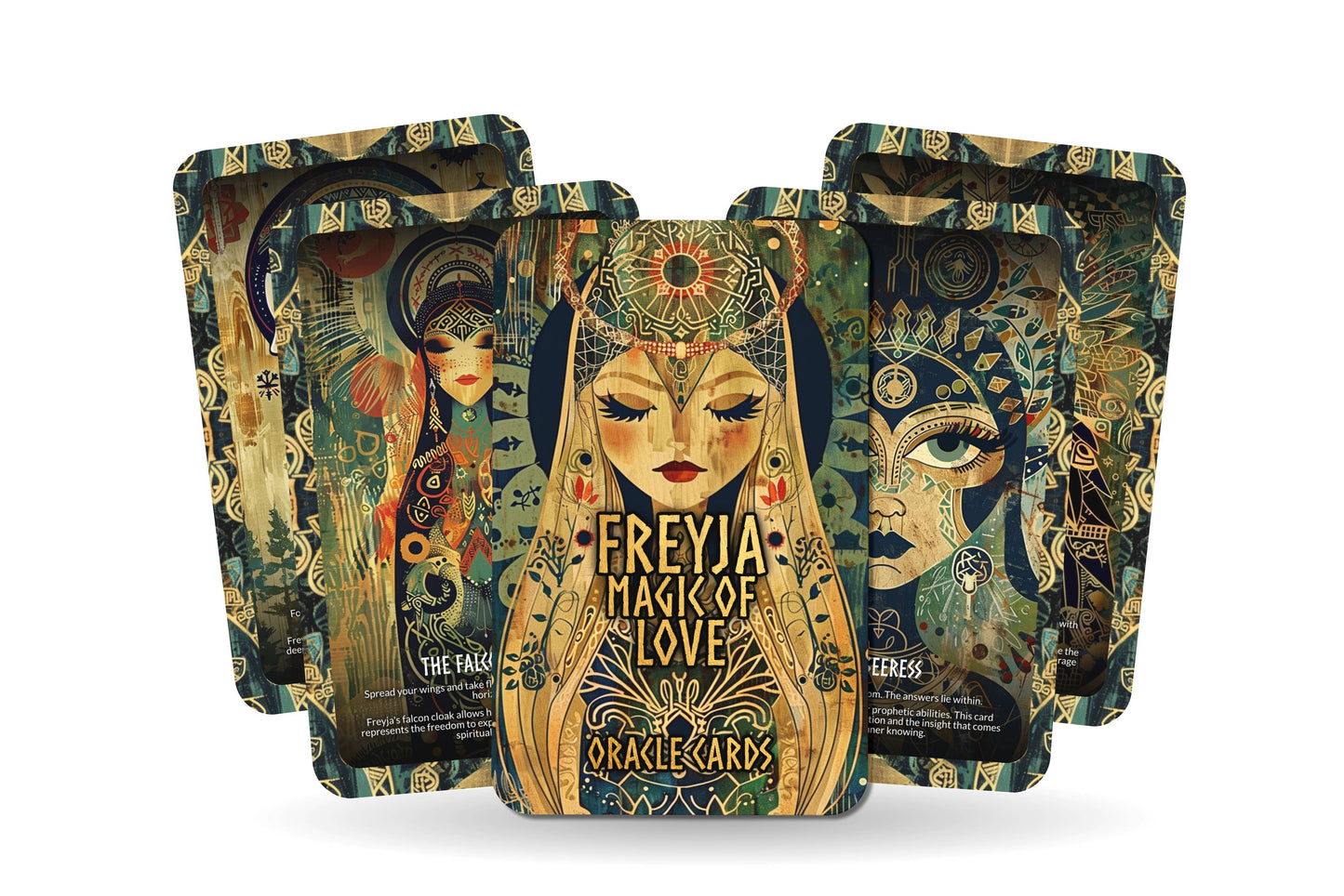 Freyja - Magic of Love Oracle Deck Cards - Discovering the transformative power of love and beauty