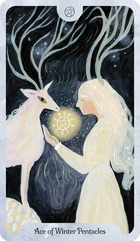 Seasons of the Witch: Winter Tarot by Lorriane Anderson: Flashcards; 208 pages / English