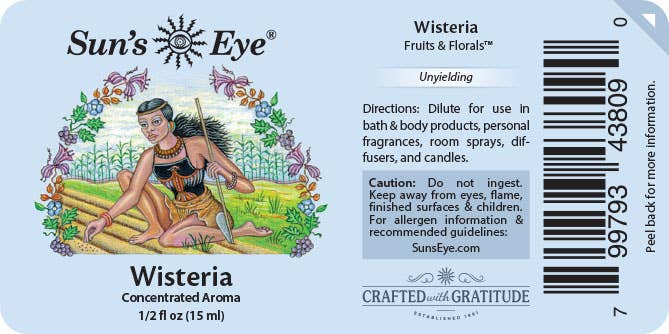 Wisteria Oil: .5 fl oz