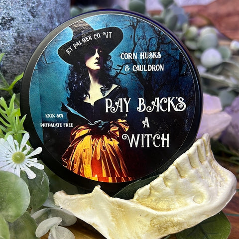 Paybacks A Witch, Icy Palmer Candle Company VT