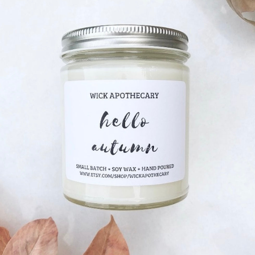 Hello Autumn Soy Candle