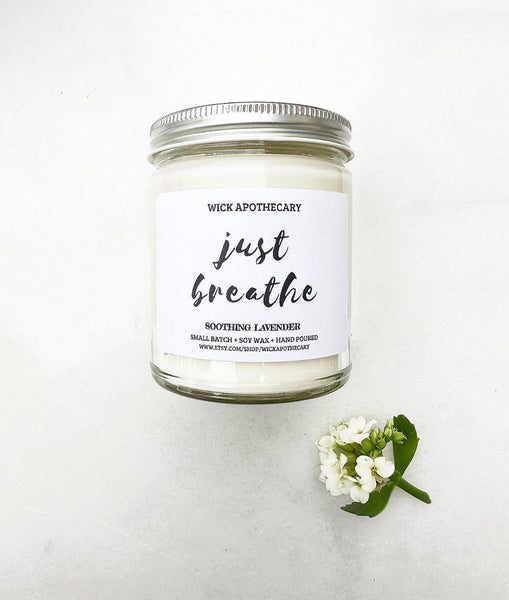 Just Breathe, Wick Apothecary Soy Candle