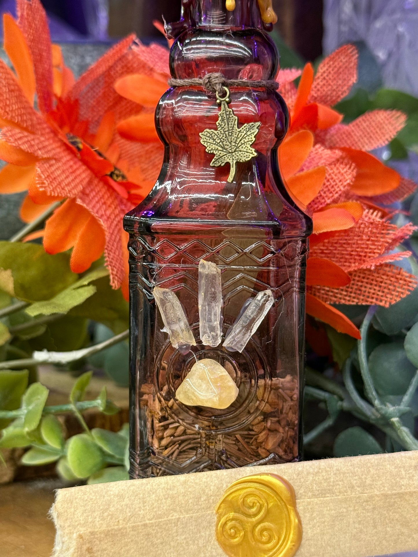 Large Fall Intention bottle