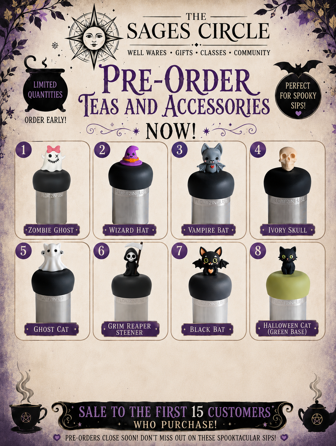 Holiday Pre-Order Tea Infusers