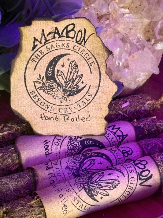 Equinox Blessings- Mabon Dressed Ritual Candle