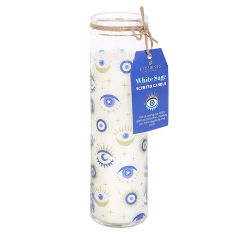 All Seeing White Sage Candle