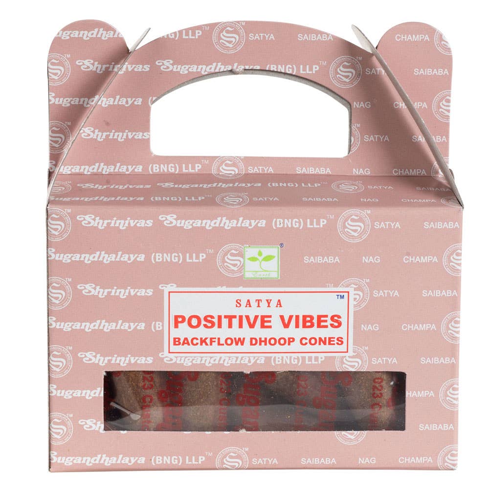 Satya Positive Vibes Backflow Cones