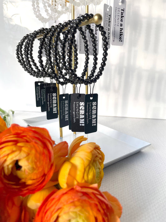 Scram! Shungite Bracelet  |  EMF Protection Bracelet