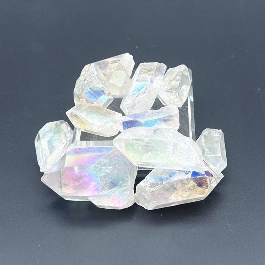 Angel Aura Quartz Points Bulk Stones: 1 Pound