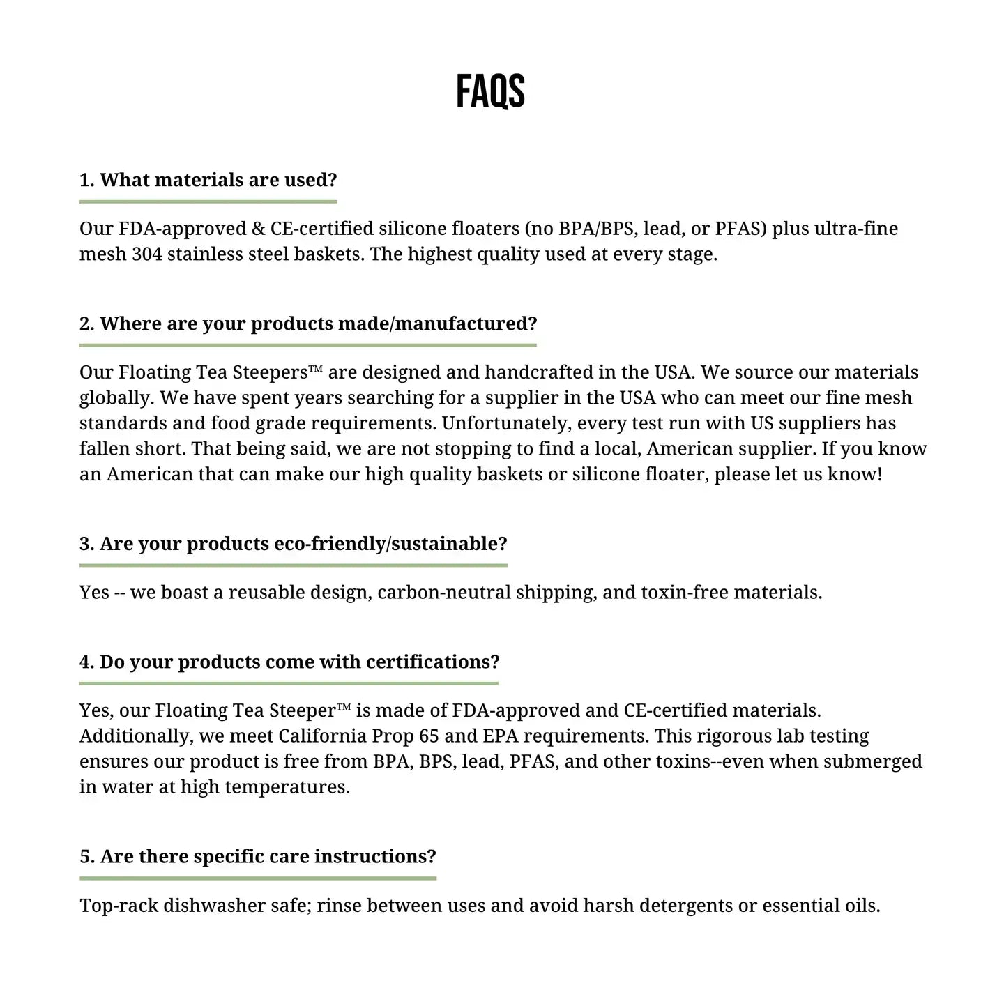 Let Me Overthink This | Floating Tea Steeper | Green Base