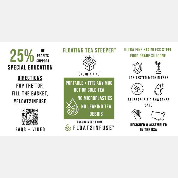 Let Me Overthink This | Floating Tea Steeper | Green Base